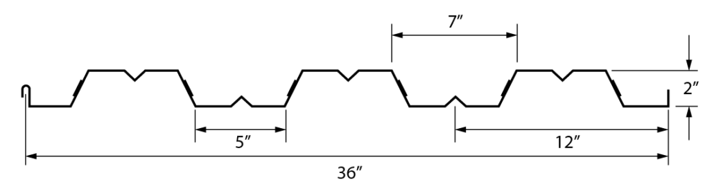 2-in Comp Deck Profile
